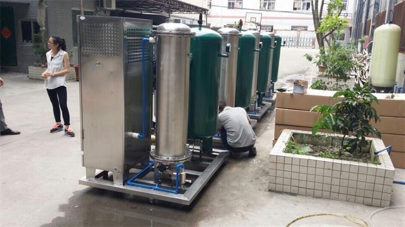 臭氧發(fā)生器，500克氧氣源臭氧發(fā)生器牛仔洗滌現(xiàn)場視頻